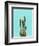 Cactus On Blue-LILA X LOLA-Framed Art Print