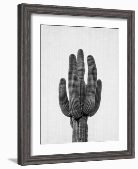 Cactus On Grey-LILA X LOLA-Framed Art Print