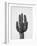 Cactus On Grey-LILA X LOLA-Framed Art Print