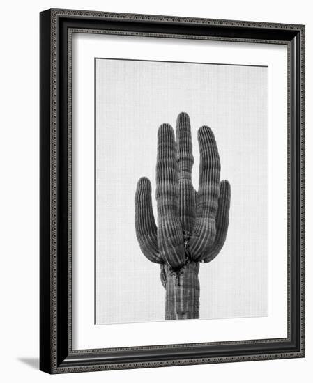 Cactus On Grey-LILA X LOLA-Framed Art Print