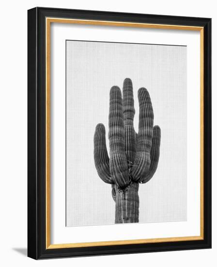 Cactus On Grey-LILA X LOLA-Framed Art Print