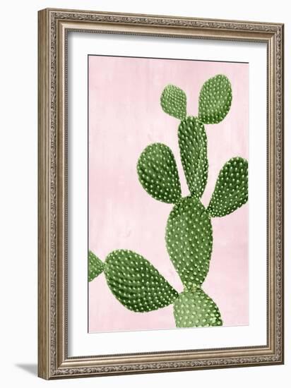 Cactus on Pink VI-Mia Jensen-Framed Art Print