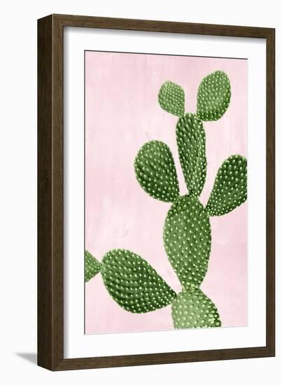 Cactus on Pink VI-Mia Jensen-Framed Art Print