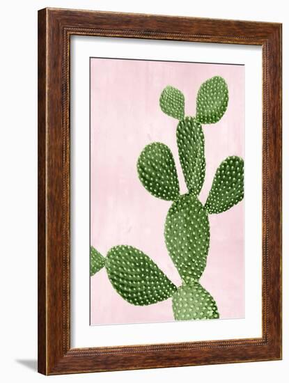 Cactus on Pink VI-Mia Jensen-Framed Art Print