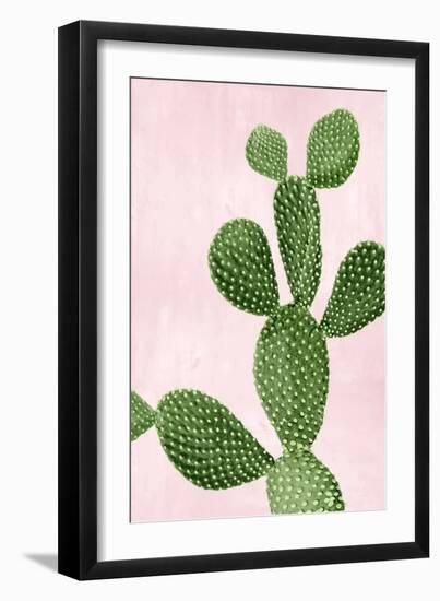 Cactus on Pink VI-Mia Jensen-Framed Art Print