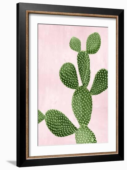 Cactus on Pink VI-Mia Jensen-Framed Art Print