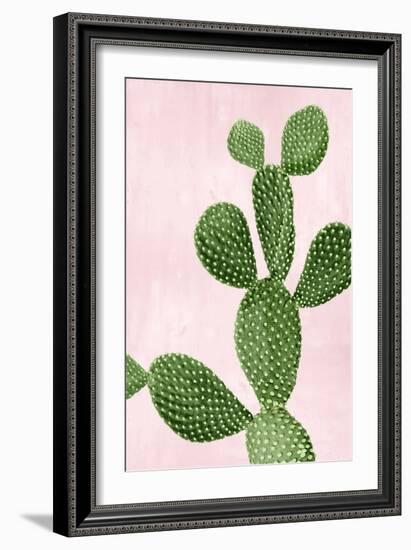 Cactus on Pink VI-Mia Jensen-Framed Art Print