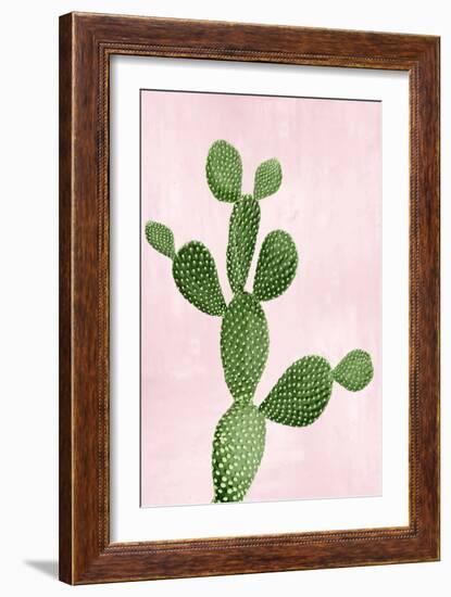 Cactus on Pink VII-Mia Jensen-Framed Art Print