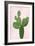 Cactus on Pink VIII-Mia Jensen-Framed Art Print