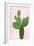 Cactus on Pink VIII-Mia Jensen-Framed Art Print