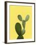 Cactus On Yellow-LILA X LOLA-Framed Art Print