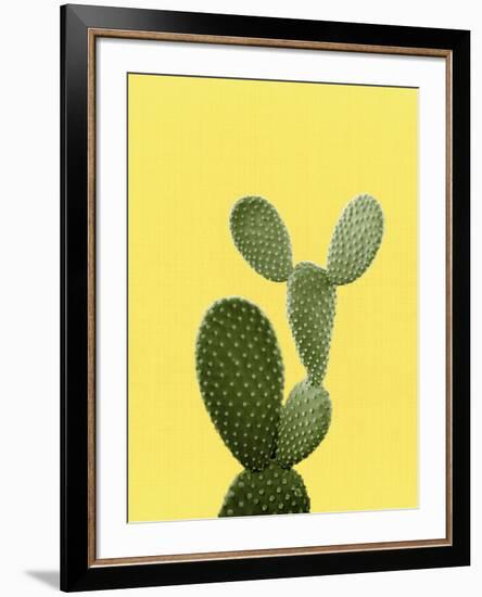 Cactus On Yellow-LILA X LOLA-Framed Art Print