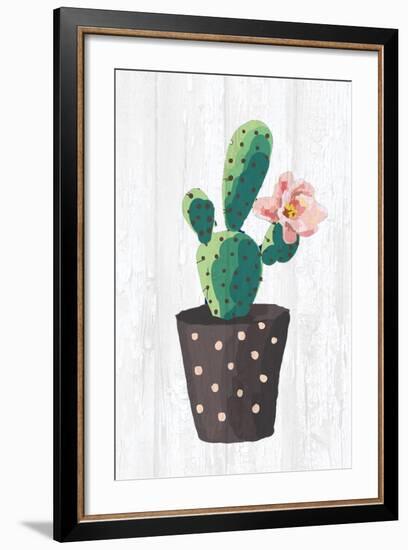 Cactus Panel 1-Kimberly Allen-Framed Art Print