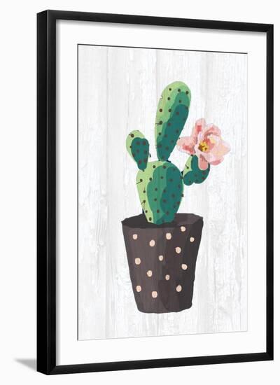 Cactus Panel 1-Kimberly Allen-Framed Art Print