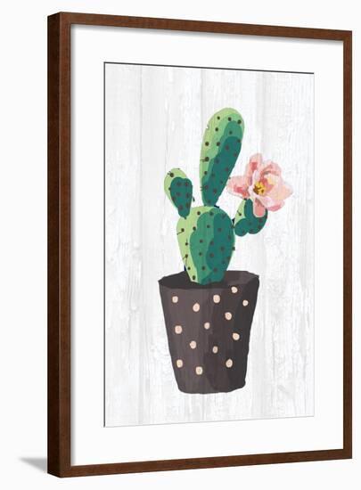 Cactus Panel 1-Kimberly Allen-Framed Art Print