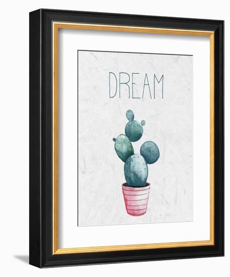 Cactus Pink 1-Kimberly Allen-Framed Art Print