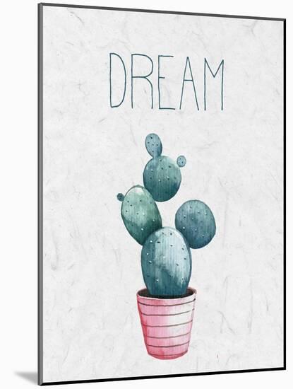 Cactus Pink 1-Kimberly Allen-Mounted Art Print