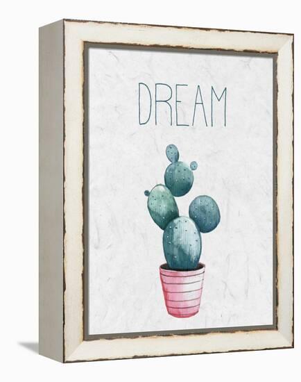 Cactus Pink 1-Kimberly Allen-Framed Stretched Canvas