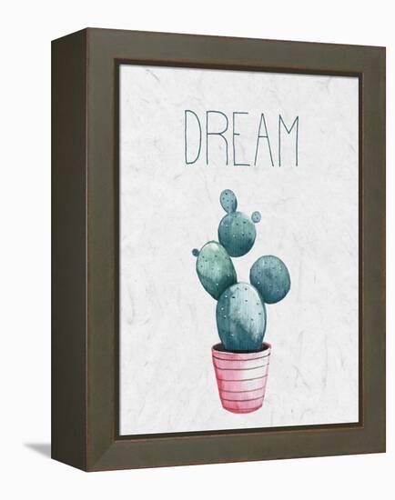 Cactus Pink 1-Kimberly Allen-Framed Stretched Canvas