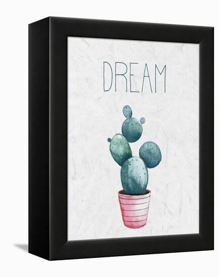 Cactus Pink 1-Kimberly Allen-Framed Stretched Canvas