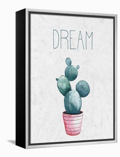 Cactus Pink 1-Kimberly Allen-Framed Stretched Canvas