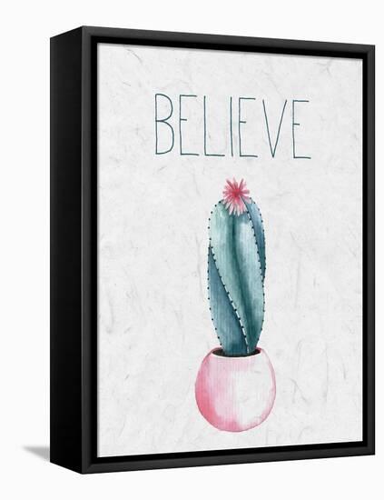 Cactus Pink 2-Kimberly Allen-Framed Stretched Canvas