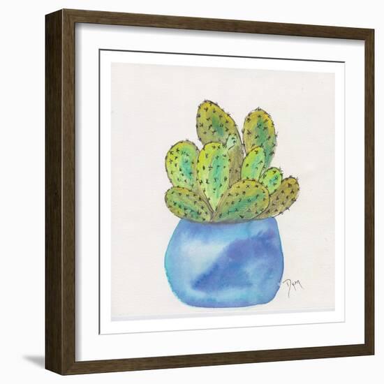 Cactus Pot I-Beverly Dyer-Framed Art Print