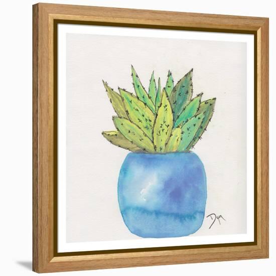 Cactus Pot II-Beverly Dyer-Framed Stretched Canvas