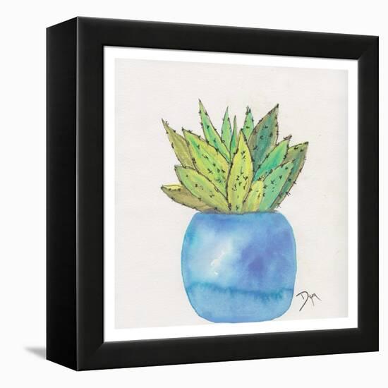 Cactus Pot II-Beverly Dyer-Framed Stretched Canvas