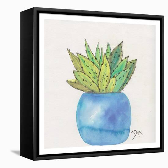 Cactus Pot II-Beverly Dyer-Framed Stretched Canvas