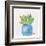 Cactus Pot II-Beverly Dyer-Framed Art Print