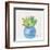 Cactus Pot II-Beverly Dyer-Framed Art Print