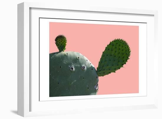 Cactus Slice 1-Sheldon Lewis-Framed Art Print