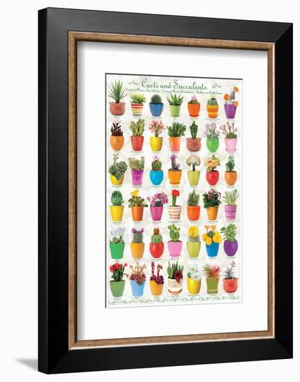 Cactus & Succulents-null-Framed Art Print