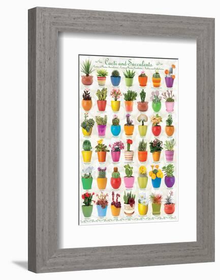 Cactus & Succulents-null-Framed Art Print