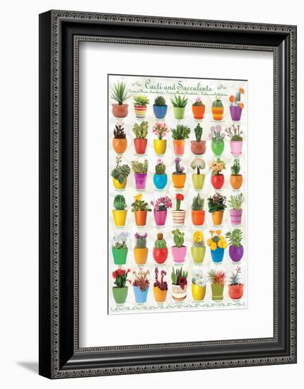 Cactus & Succulents-null-Framed Art Print