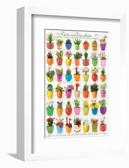 Cactus & Succulents-null-Framed Art Print