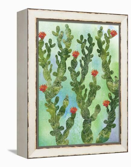 Cactus Vines-Bee Sturgis-Framed Stretched Canvas