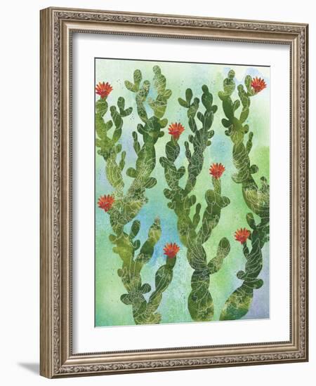 Cactus Vines-Bee Sturgis-Framed Art Print