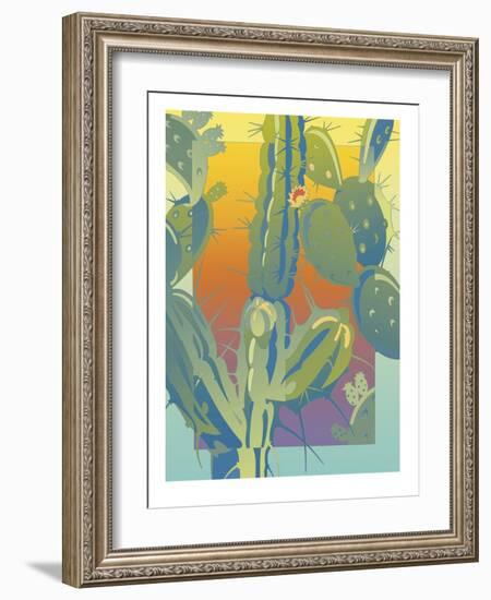 Cactus-David Chestnutt-Framed Giclee Print