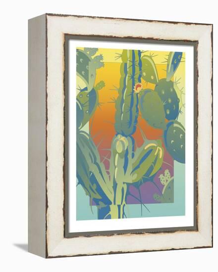Cactus-David Chestnutt-Framed Premier Image Canvas