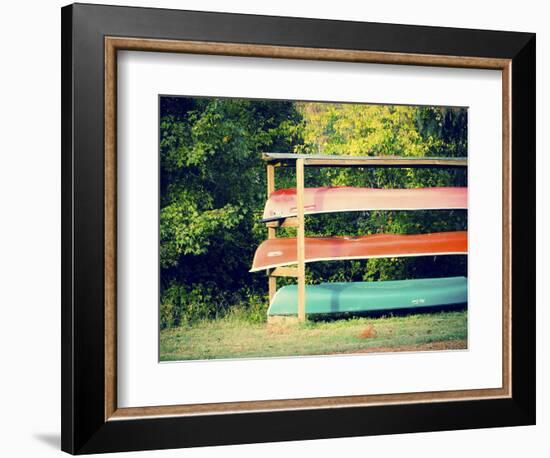 Caddo Canoes 1-Sonja Quintero-Framed Photographic Print