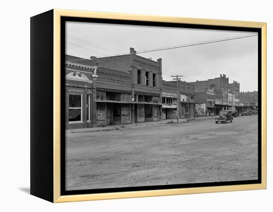 Caddo, Oklahoma, 1938-Dorothea Lange-Framed Premier Image Canvas