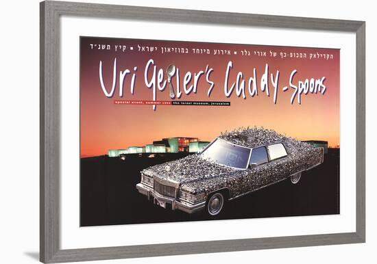 Caddy - Spoons-Uri Geller-Framed Art Print