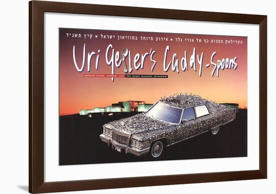 Caddy - Spoons-Uri Geller-Framed Art Print