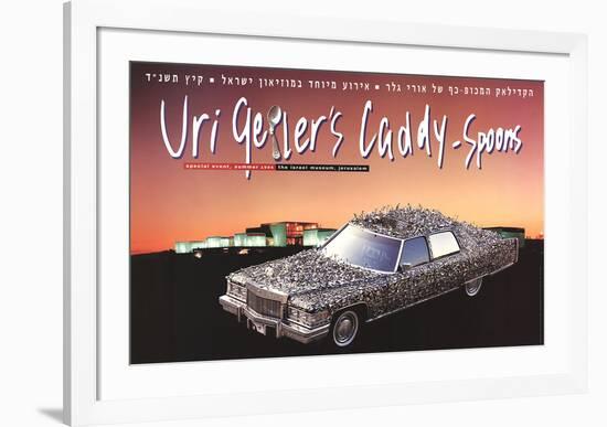 Caddy - Spoons-Uri Geller-Framed Art Print