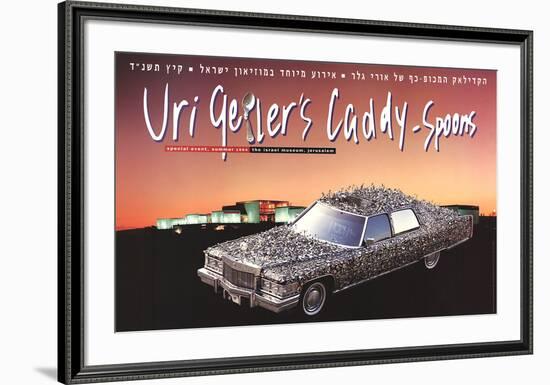 Caddy - Spoons-Uri Geller-Framed Art Print