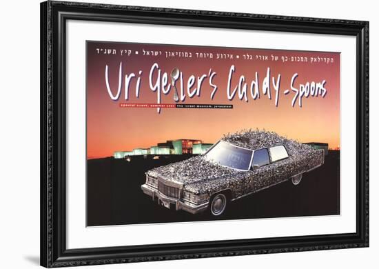 Caddy - Spoons-Uri Geller-Framed Art Print