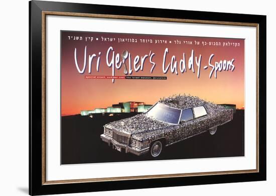 Caddy - Spoons-Uri Geller-Framed Art Print