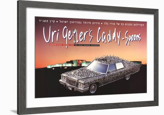 Caddy - Spoons-Uri Geller-Framed Art Print